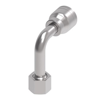 Female Fitting O-Ring Seal Swivel 90° Long Drop