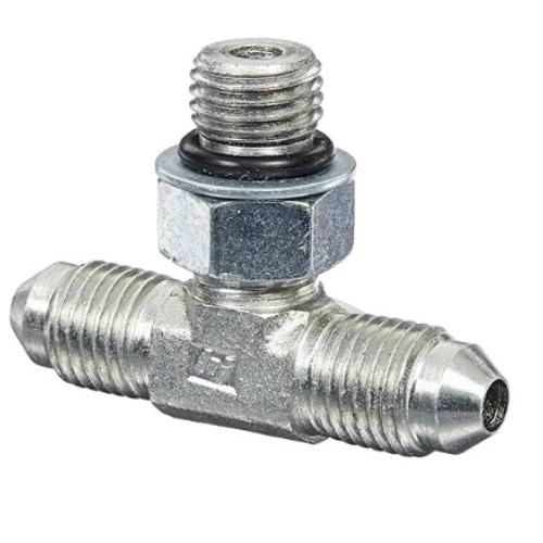 Eaton Adapter Tee #4 Male Jic #4 Male Jic #4 Male O-Ring Boss