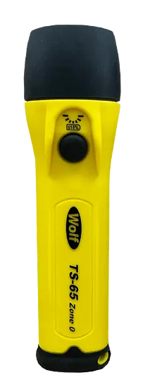 Wolf Compact Straight Torch - Zone 0 (inc x4 AA batteries