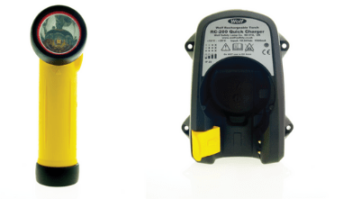 Rechargeable Torch - LED Zone 0 c/w Charger 100-230V AC